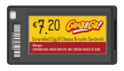 G3 2.13 4 Colour Black Frame Electronic Shelf Label