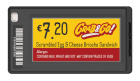 G3 2.13 4 Colour Black Frame Electronic Shelf Label