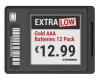 G3 1.54 3 Colour Black Frame Electronic Shelf Label