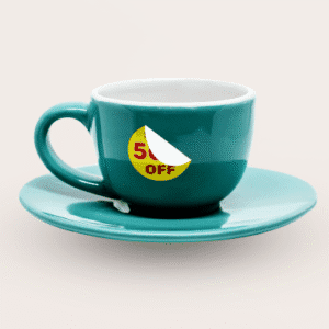 easy peel-off sticky labels