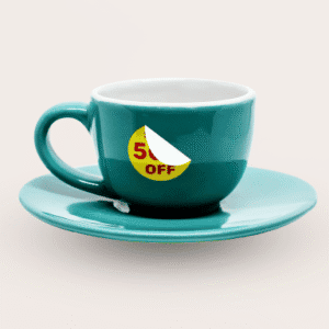 easy peel-off sticky labels