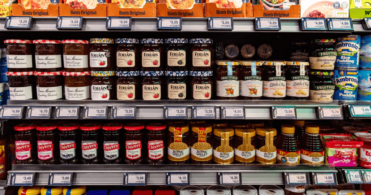 DIGI Electronic Shelf Labels in Grocery Retail Store