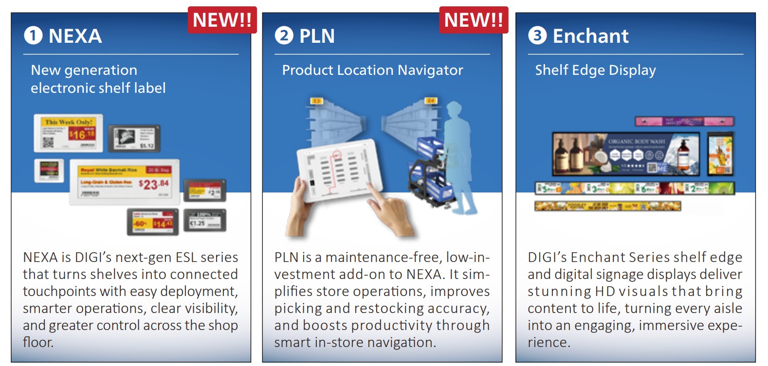 NEXA - DIGI's Next Generation Electronic Shelf Label (ESL)