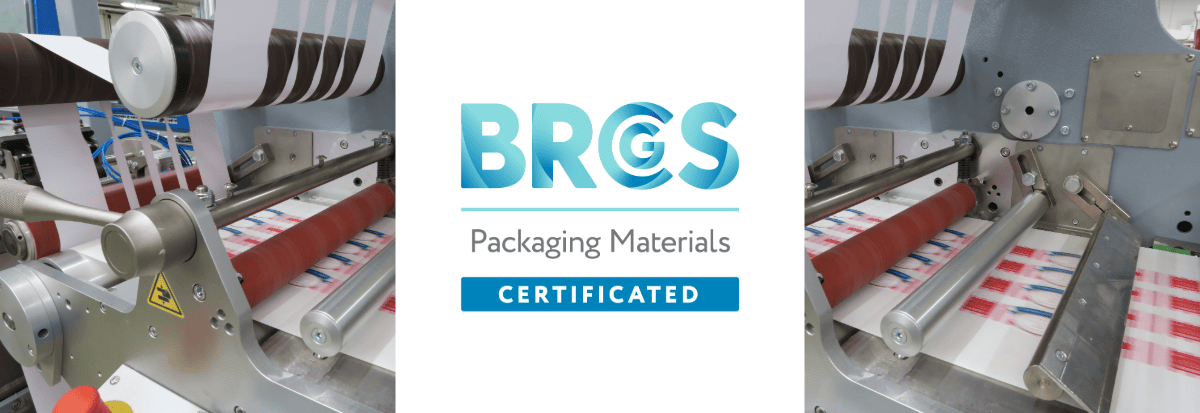 BRCGS certified labels for direct and indirect food contact