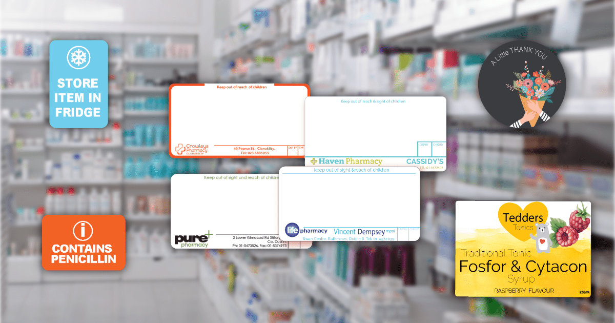 pharmacy labels