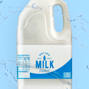 labels for dairy products like milk that withstand chilling and moisture