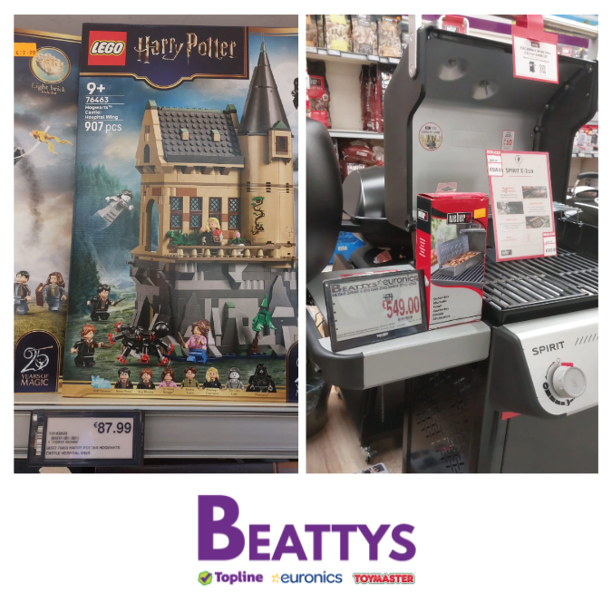 DIGI Electronic Shelf Labels at Beattys Loughrea - Topline, Euronics and Toymaster